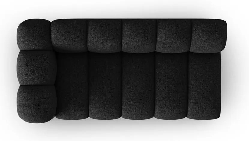 Czarnoantracytowy moduł sofy (lewostronny) Lupine – Micadoni Home