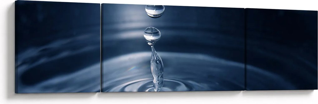 Obraz - Krople (170x50 cm)