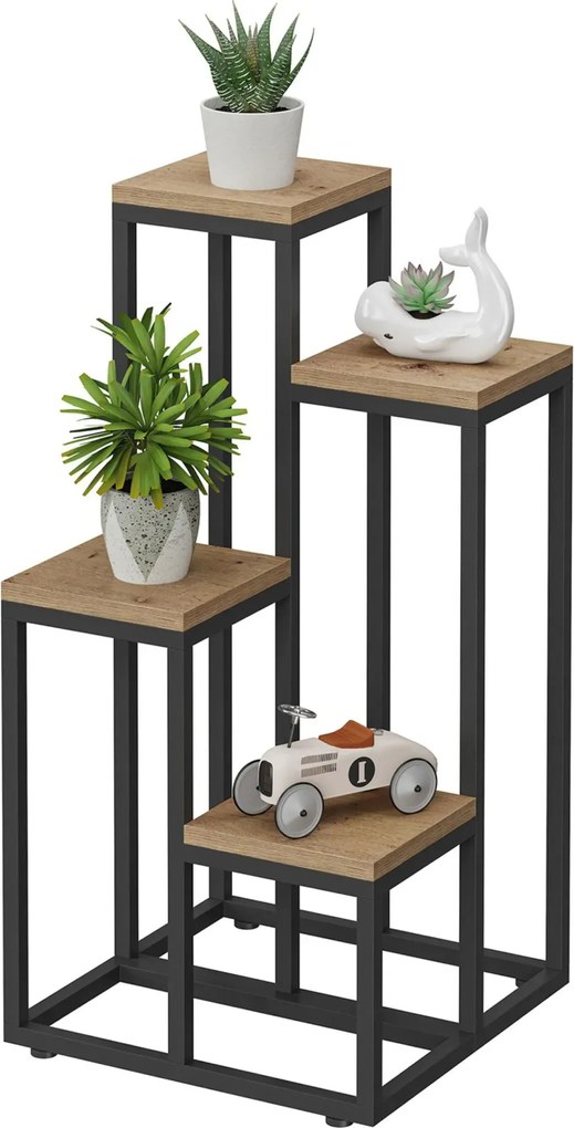 Kwietnik stojak na kwiaty metalowy dąb artisan S0-T05