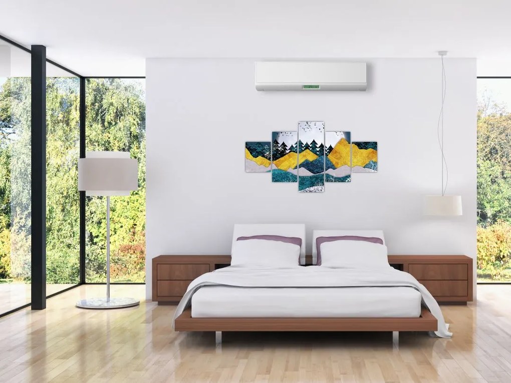 Obraz - Krajobraz polarny (125x70 cm)