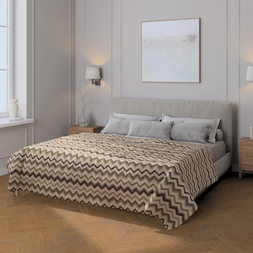 Narzuta pikowana w pasy