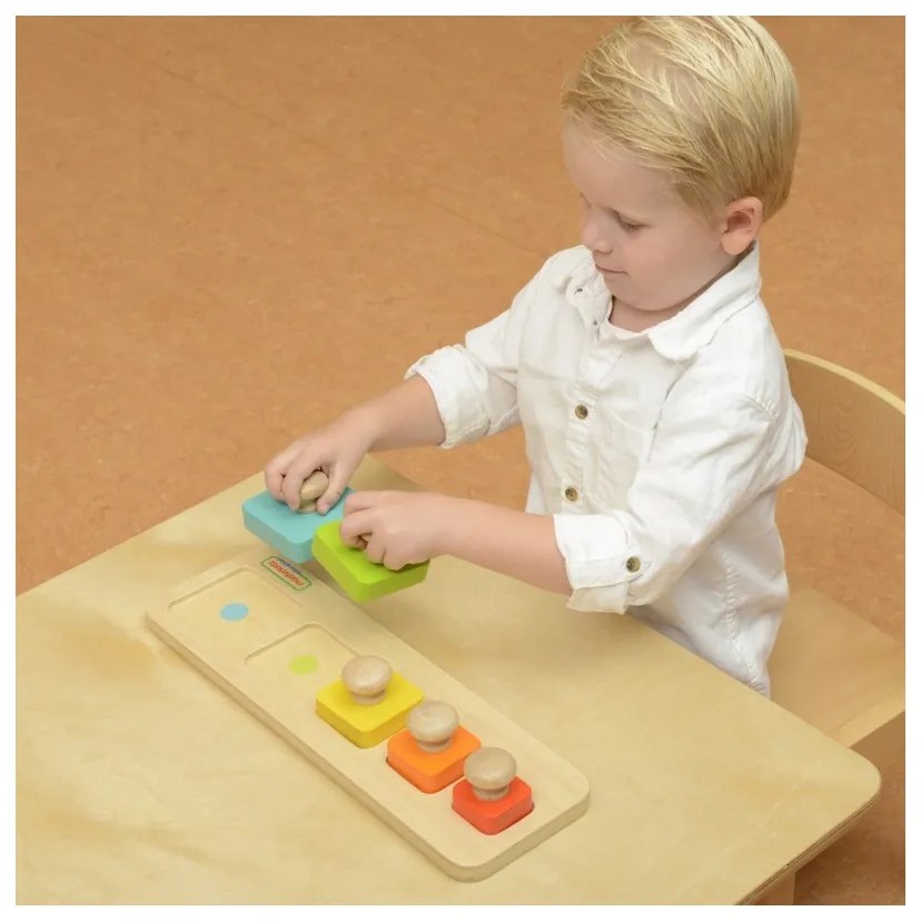 Masterkidz układanka nauka rozmiarów i kolorów montessori
