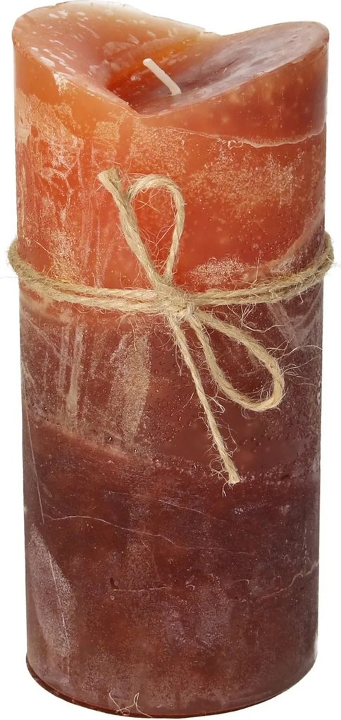 Świeca Dorotea 15cm amber