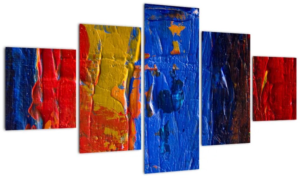 Obraz malarskich kolorów (125x70 cm)