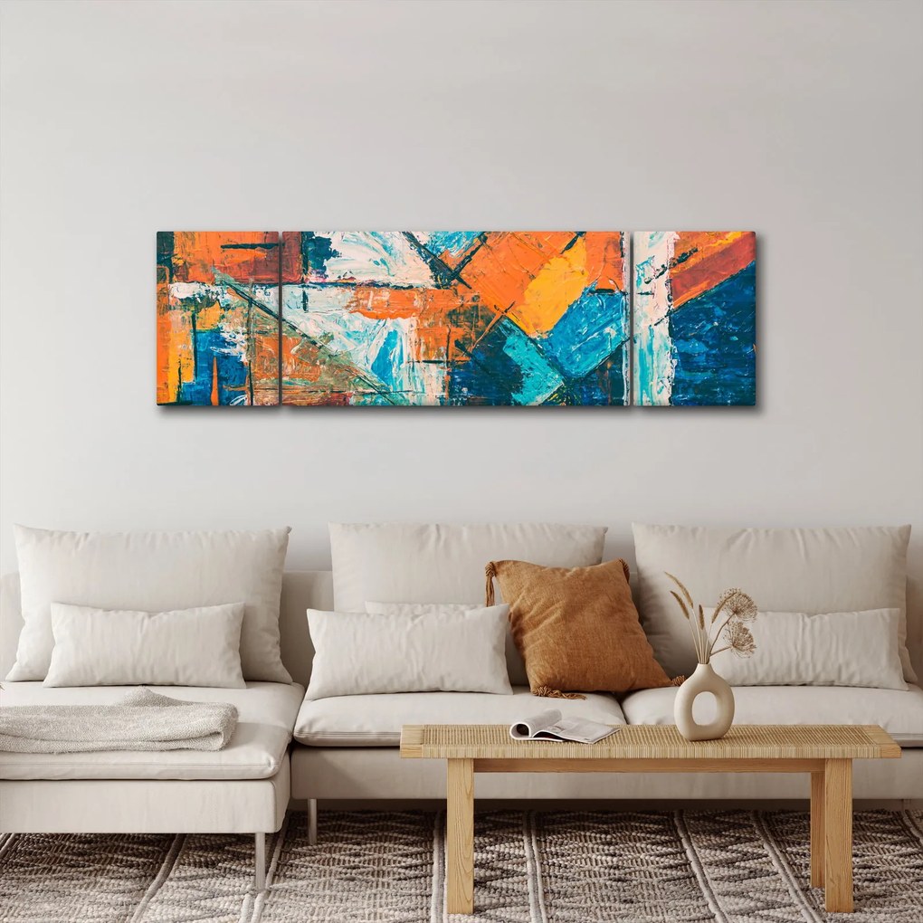 Obraz - Abstrakcja (170x50 cm)