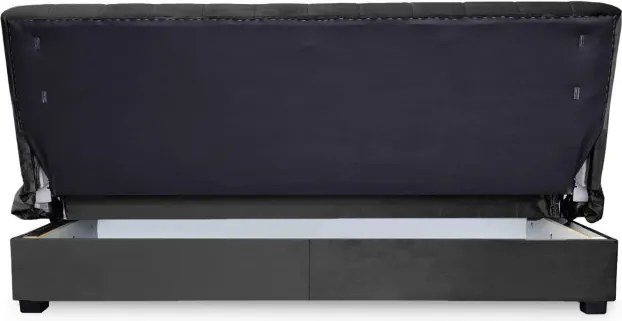 Sofa z Funkcją Spania SIGMA Rozkładana Wersalka Dwuosobowa Szara Nowoczesna do Salonu