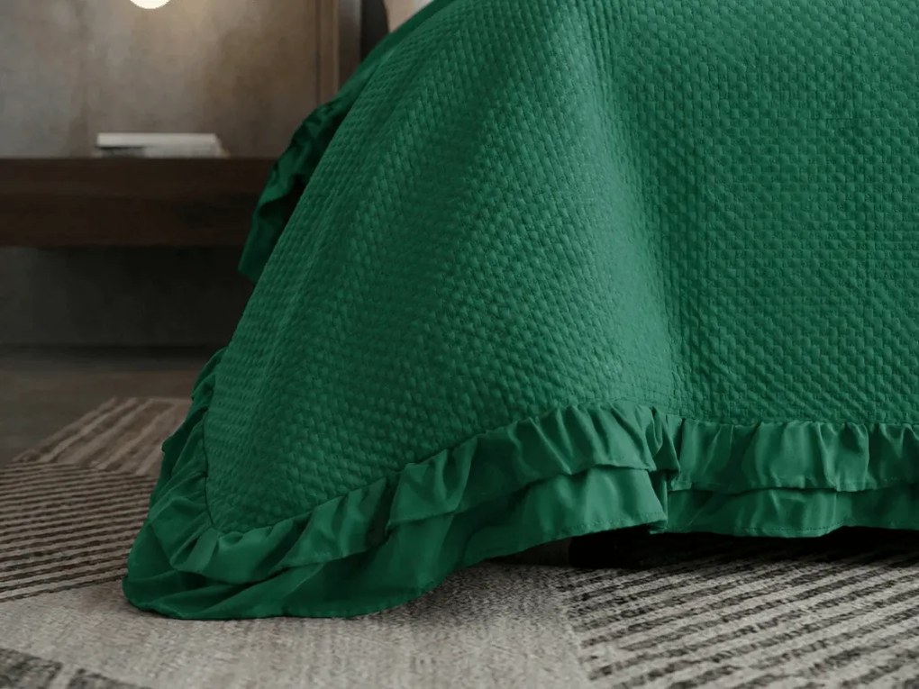 Narzuta na łóżko MONTEGO, zielona Rozmiar: 170 x 210 cm