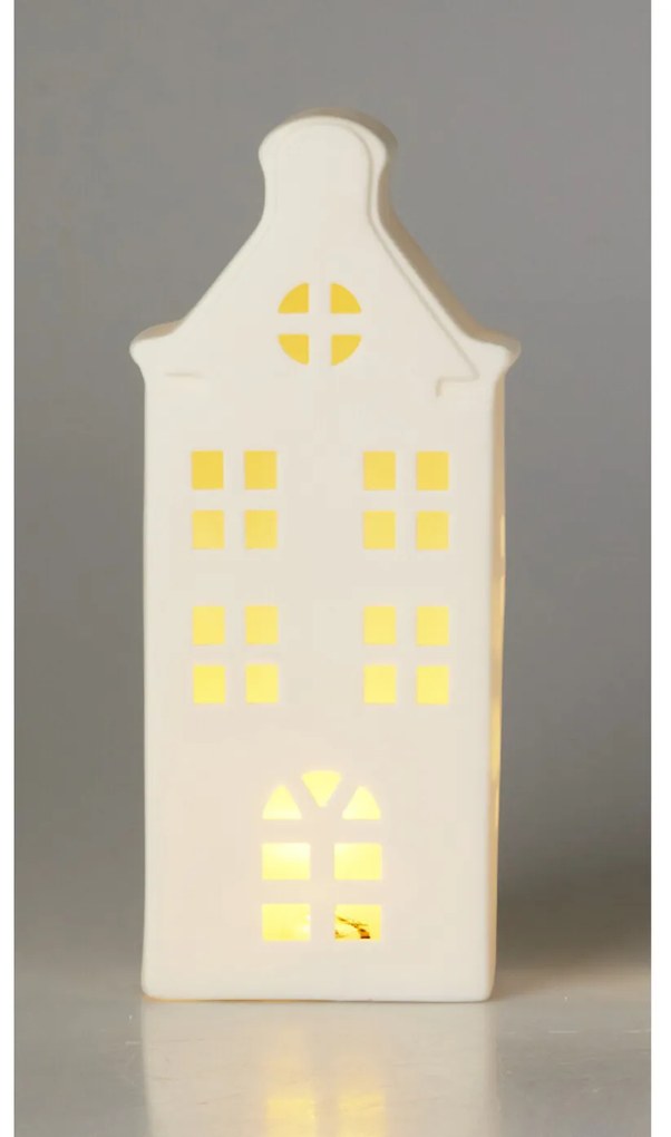Lampka LED w kształcie domu, 31 cm