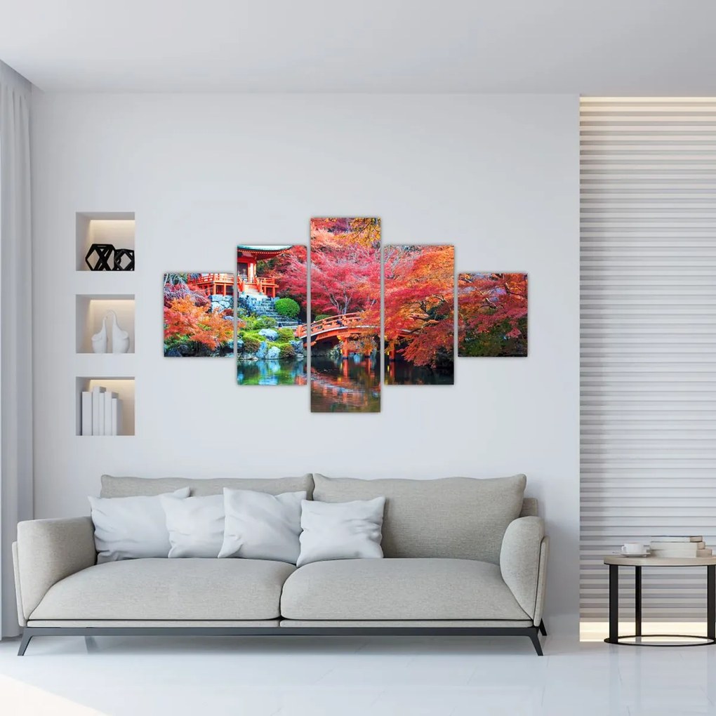 Obraz - Orientalny krajobraz (125x70 cm)