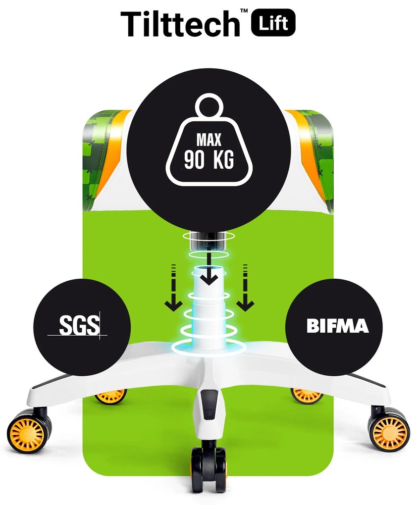 Fotel Gamingowy Diablo X-One 2.0 Small: Craft Edition