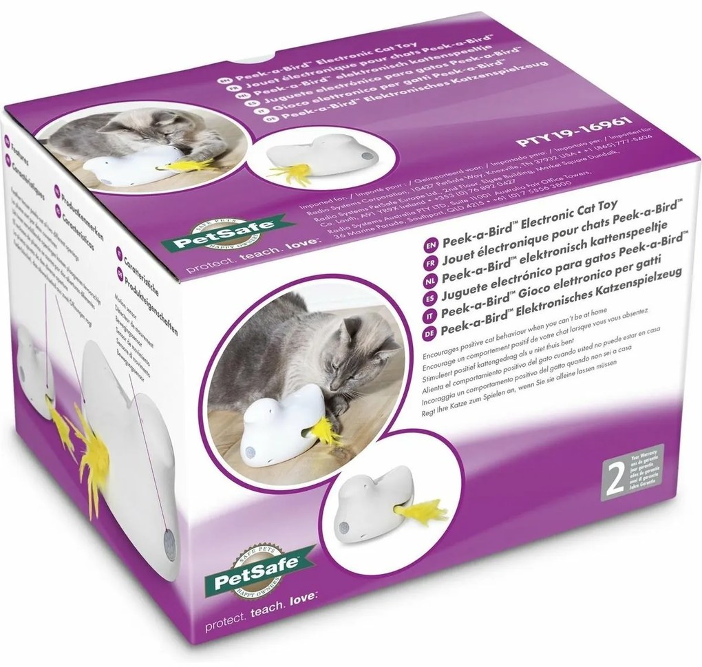 PetSafe® Peek-a-Bird™ Automatyczna zabawka dlakotów