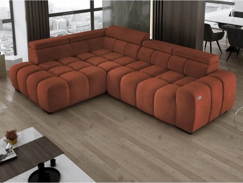 Narożnik BULL L Lewostronny z Elektryczną Regulacją SALVADOR 07 WERSAL