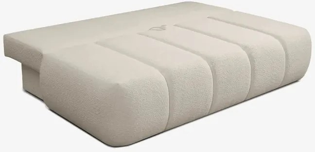 Sofa z Funkcją Spania SARIA Kremowa Boucle Nowoczesna