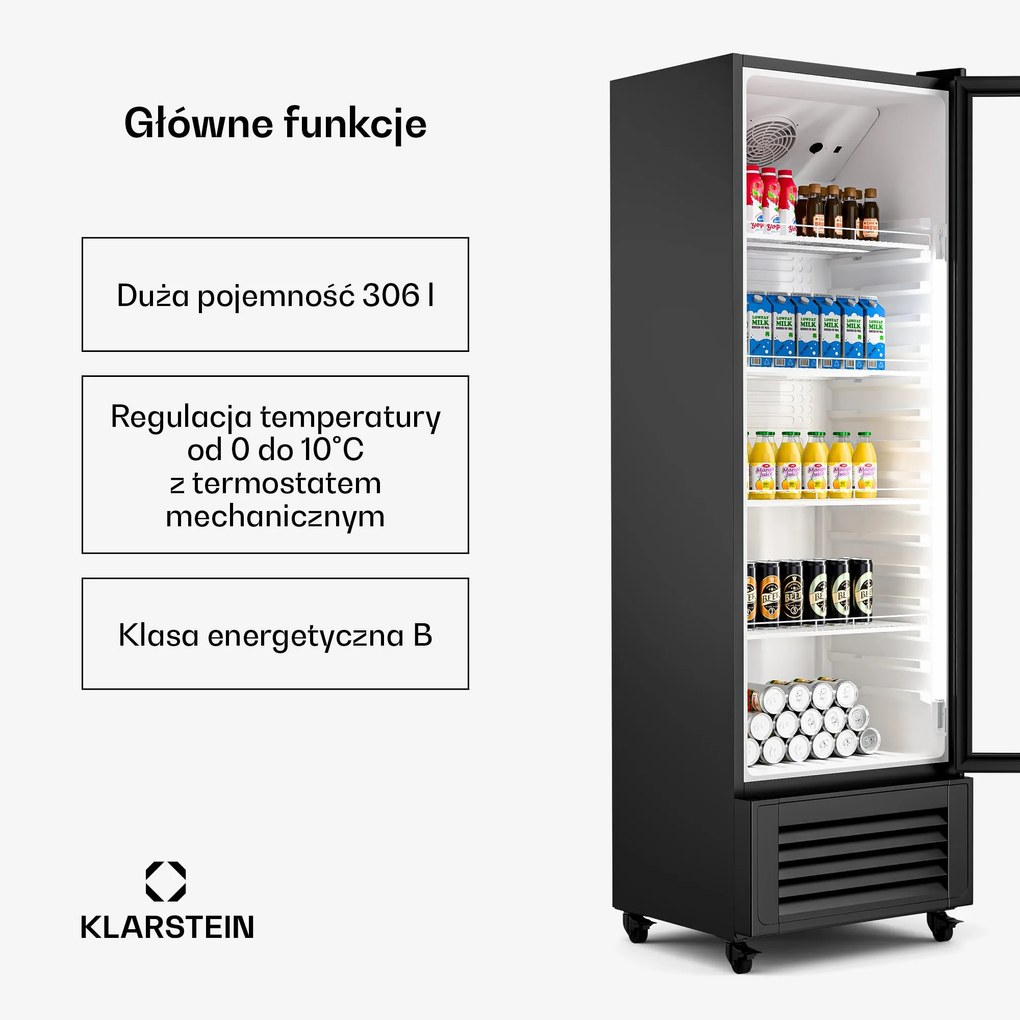 Klarstein GrandCooler lodówka na napoje, 306 l