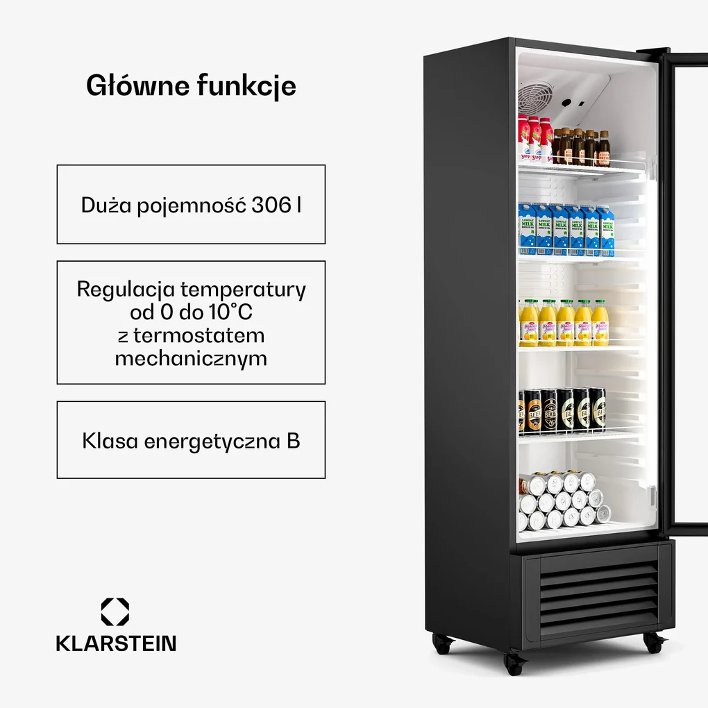 Klarstein GrandCooler lodówka na napoje, 306 l