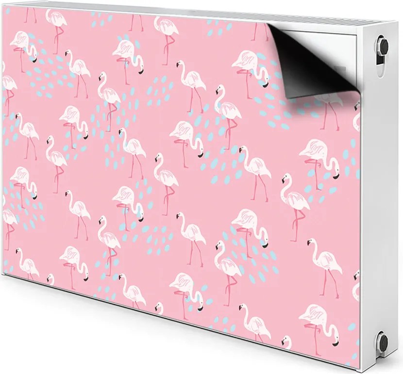 Maskownica na kaloryfer Flamingi