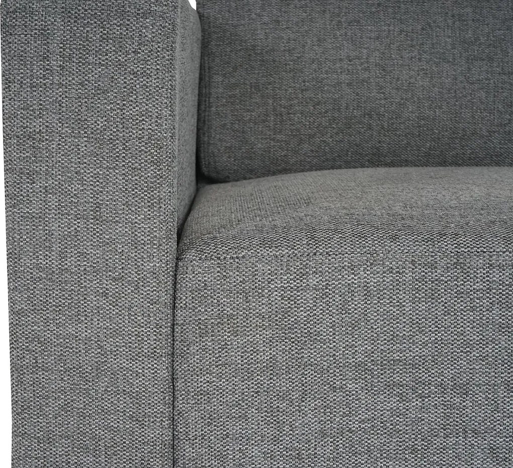 Modułowa sofa 3-osobowa Moncalieri,  szara