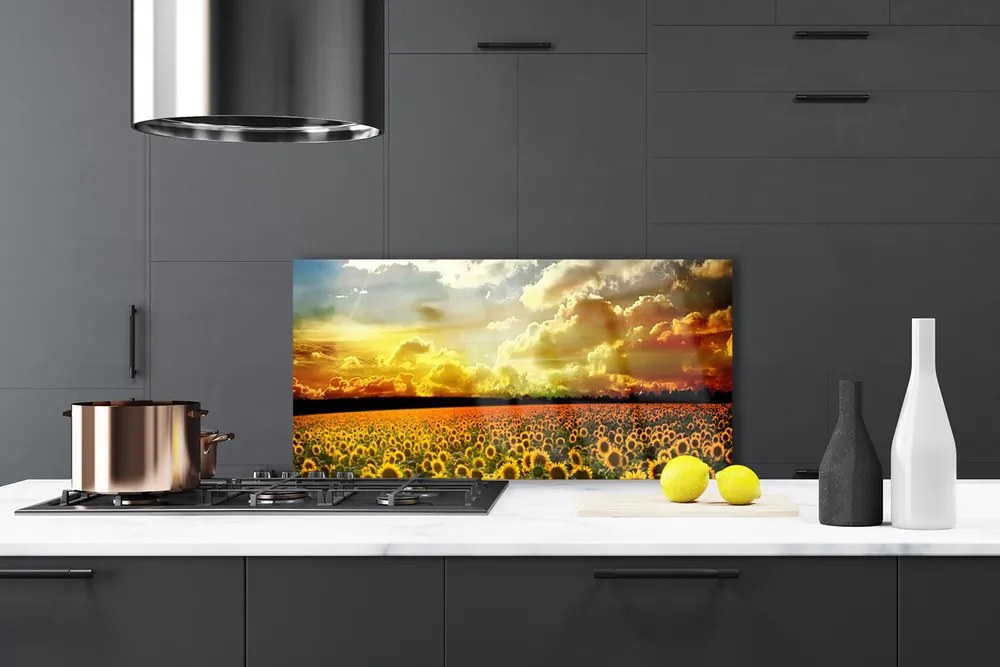 Panel nad blat kuchenny Bezkresne Pole Słoneczników