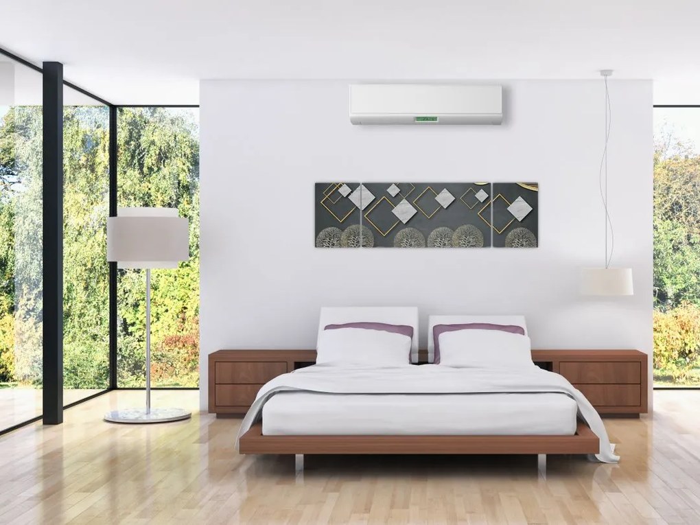Obraz abstrakcji (170x50 cm)