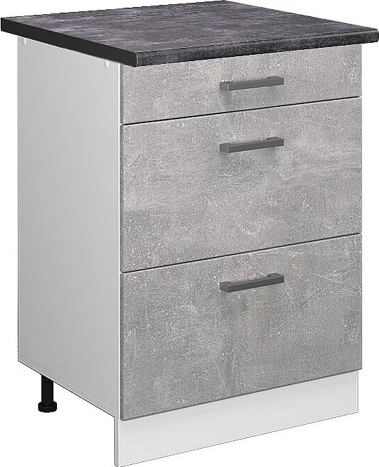 Szafka dolna do kuchni beton 60x60x81.6 r-line