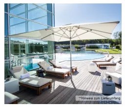 ALU EXPERT Teleskop 3,5 x 3,5 m - parasol ogrodowy : Substancja Desen - 840