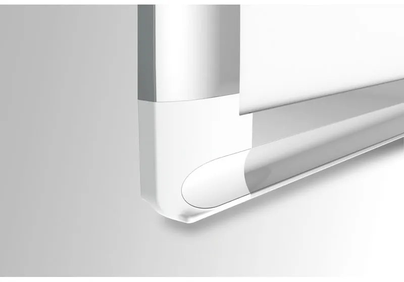 Ceramiczna biała tablica do pisania LUX, magnetyczna, 900 x 600 mm