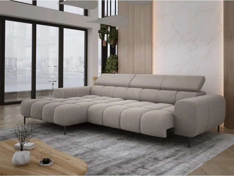 Narożnik PLAZA MINI wolnostojący Lewostronny w tkaninie Promocyjnej APHRODITE 04 WERSAL