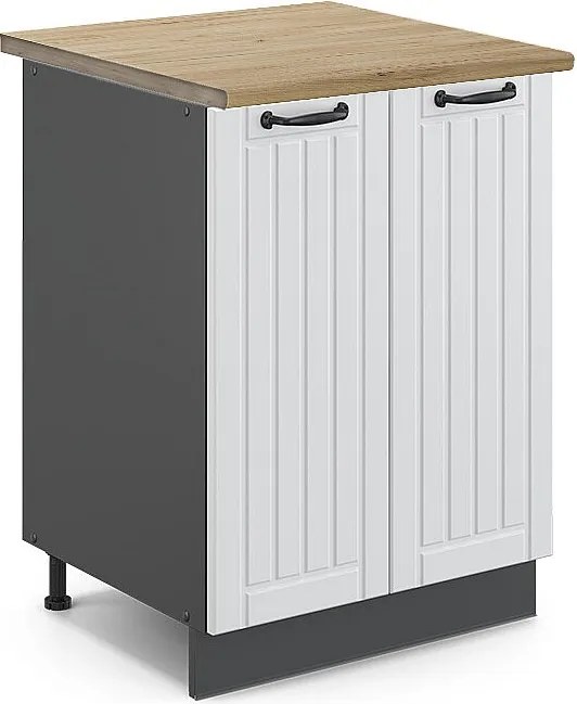 Szafki kuchenne biały domek wiejski 60x60x82 fame-line