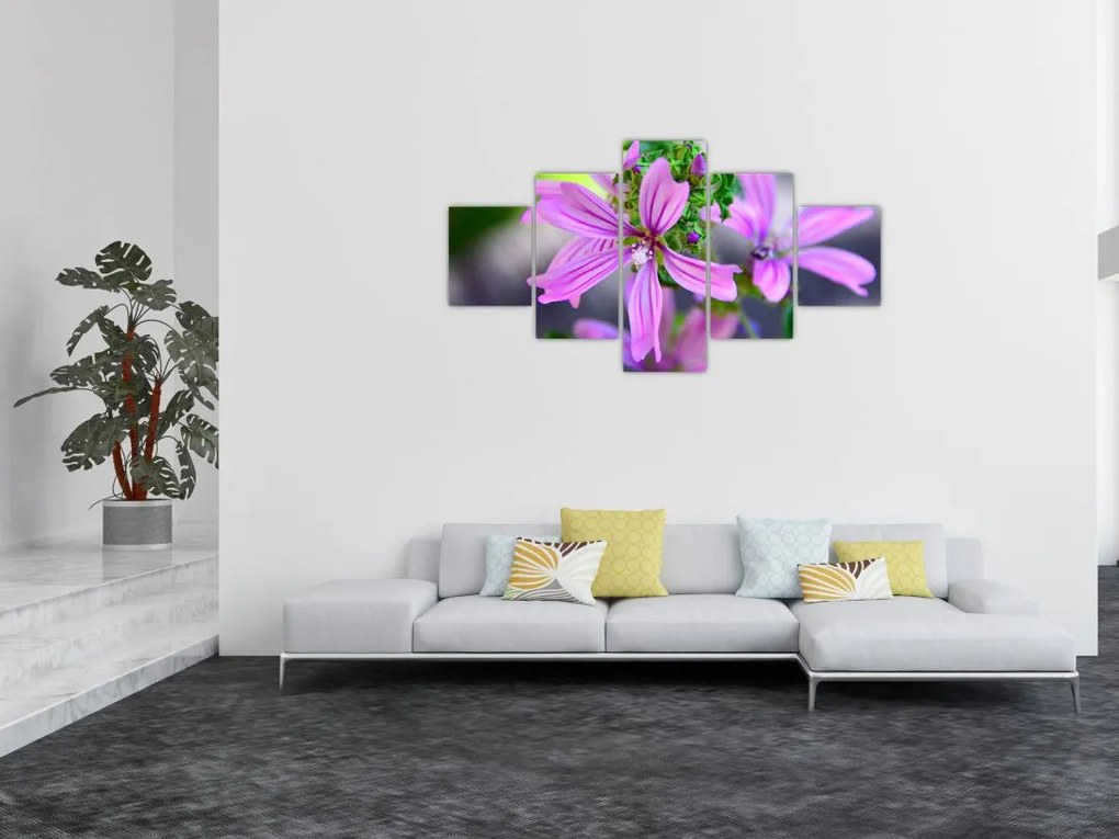 Zbliżenie kwiatu (125x70 cm)