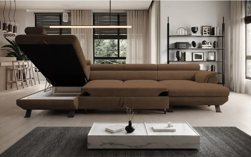 Narożnik RAVEN XL z funkcją spania WERSAL