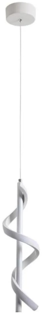 Lampa spiralna LED wisząca sufitowa AT49-1SL-White