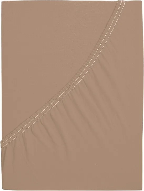 4Home prześcieradło jersey Ideal orzechowy, 60 x 120 cm