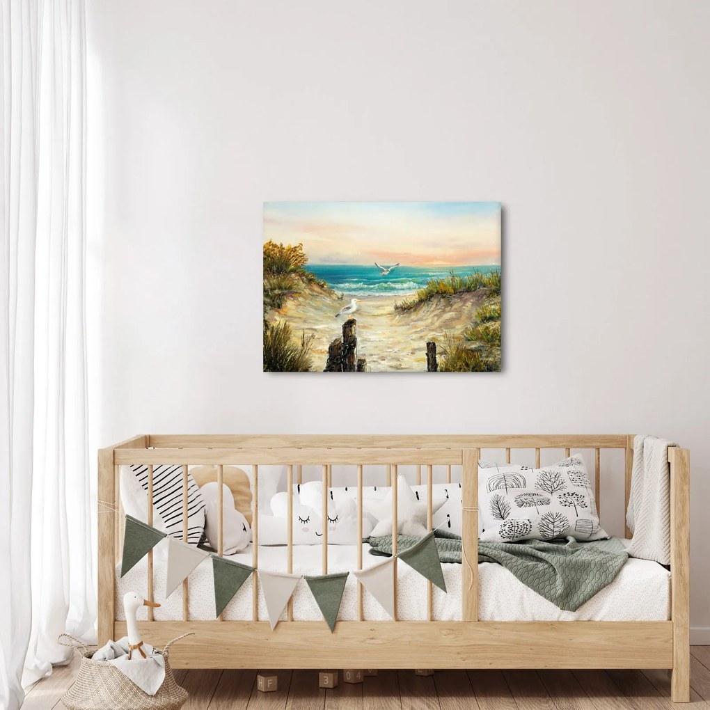 Obraz - Piaszczysta plaża (70x50 cm)