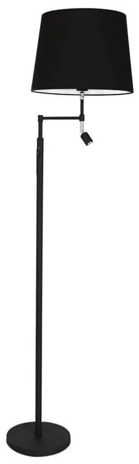 ByRydens 1988780-4007-LED Lampa stojąca ORLANDO 1xE27/5W/230V+LED/3W czarna