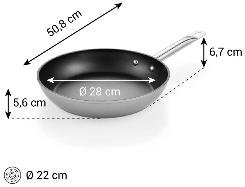 Patelnia aluminiowa z powłoką nieprzywierającą ø 29 cm GrandChef+ – Tescoma