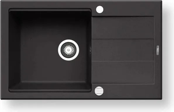 Pyramis 70167101 - Zlew kuchenny SPARTA PLUS LUX 78x48 cm granit/czarny