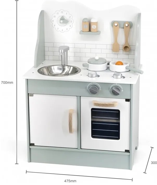 Viga polarb drewniana kuchnia z akcesoriami eco green