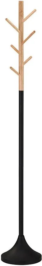 Czarny stojący wieszak na ubrania R9-M20