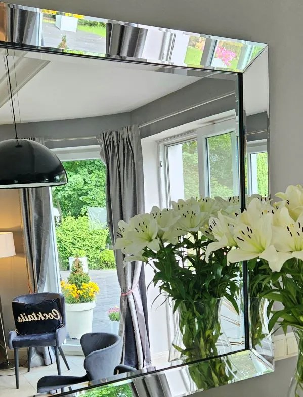 Lustro w lustrzanej ramie, prostokątne , 100x170cm