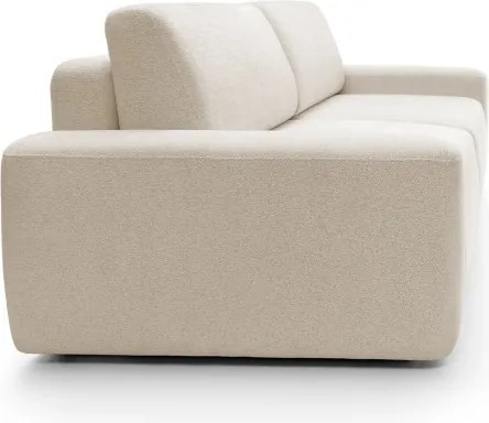 Sofa BOULI z funkcja spania i pojemnikiem PIASKOWY RAVEN 28