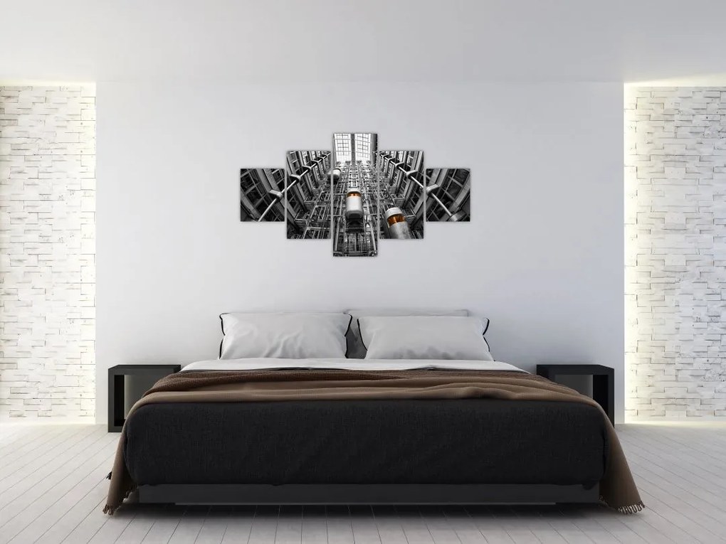 Obraz wind w budynku (125x70 cm)