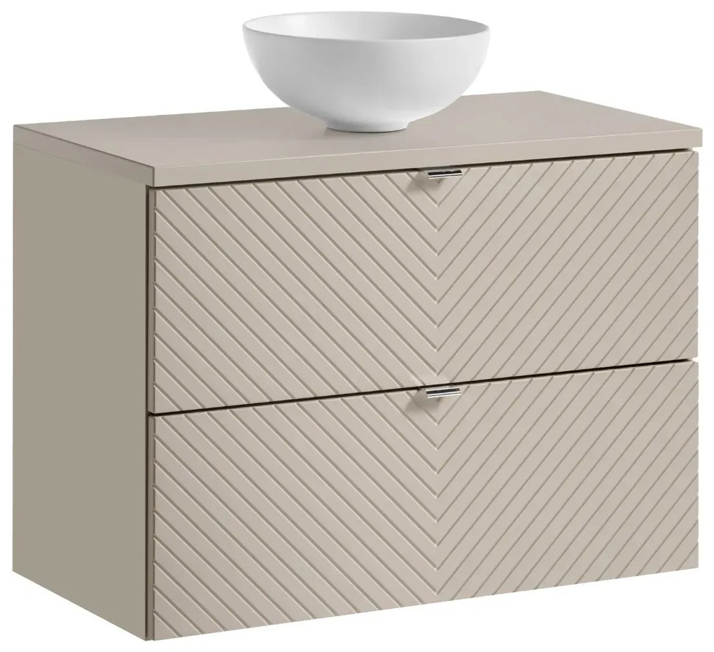 Szafka pod umywalkę VIVA CASHMERE 2S 80cm kaszmirowy mat COMAD
