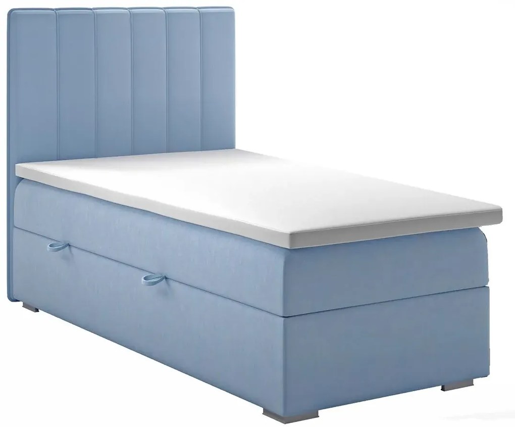 Pojedyncze łóżko boxspring Mariz 80x200 - 32 kolory