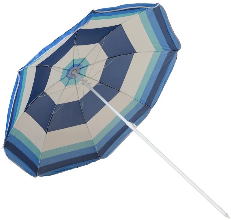Parasolka BLUE STRIPES 180 cm, niebieska