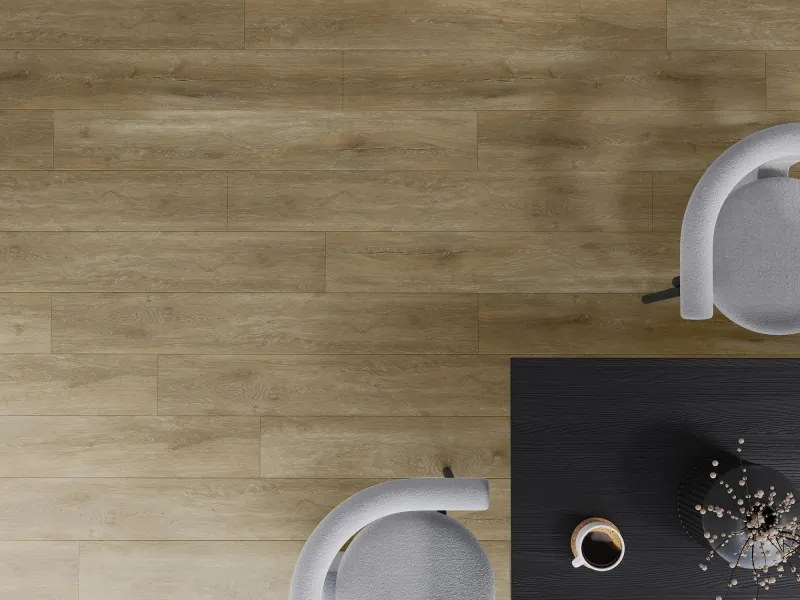 Mexen Clermont próbka paneli winylowych SPC 6,5 mm, podkład IXPE 1,5 mm, 4 V-Fuga, Dąb - F1053-S