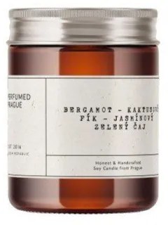 Zapachowa sojowa świeca czas palenia 40 h #46 Bergamot &amp; Jasmine – Perfumed Prague