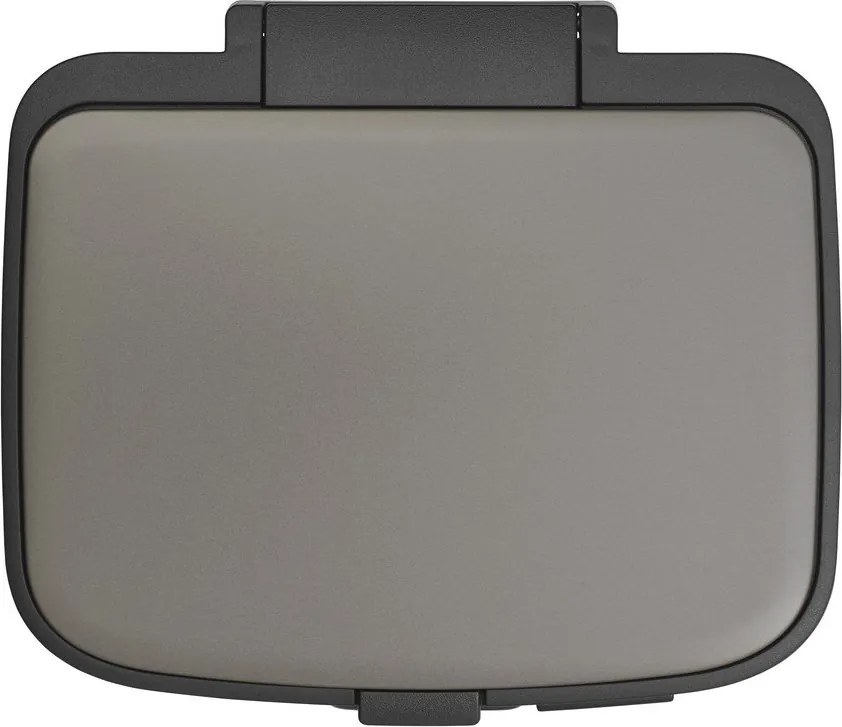 Szary stalowy kosz na śmieci z pedałem 7 l Bo – Brabantia