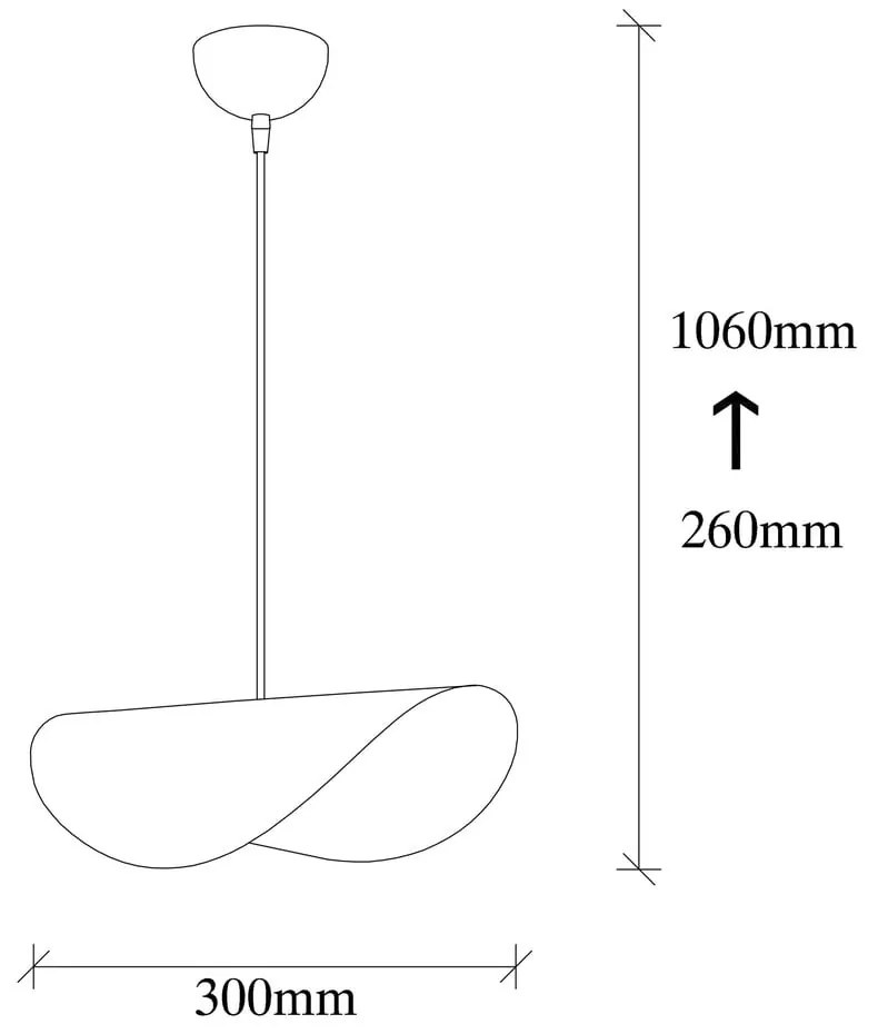 Lampa wisząca w czarno-brązowym kolorze z metalowym kloszem Sivani – Opviq lights