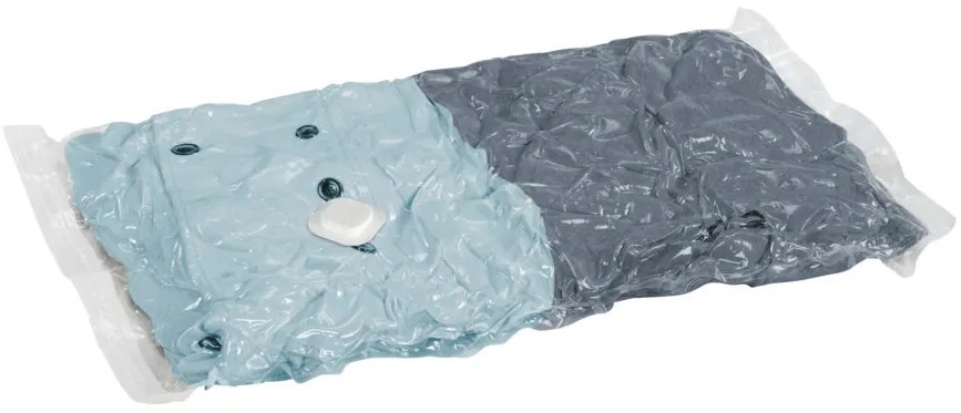 Worki próżniowe do przechowywania, zestaw plastikowych toreb + pompka - 40 x 60 cm (3 szt.), 50 x 70 cm (2 szt.), WENKO