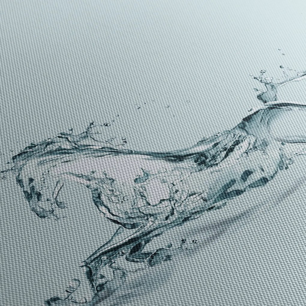 Obraz - Konie z kropli wody (170x50 cm)